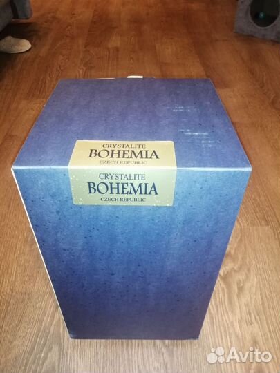 Ваза хрустальная Чехия