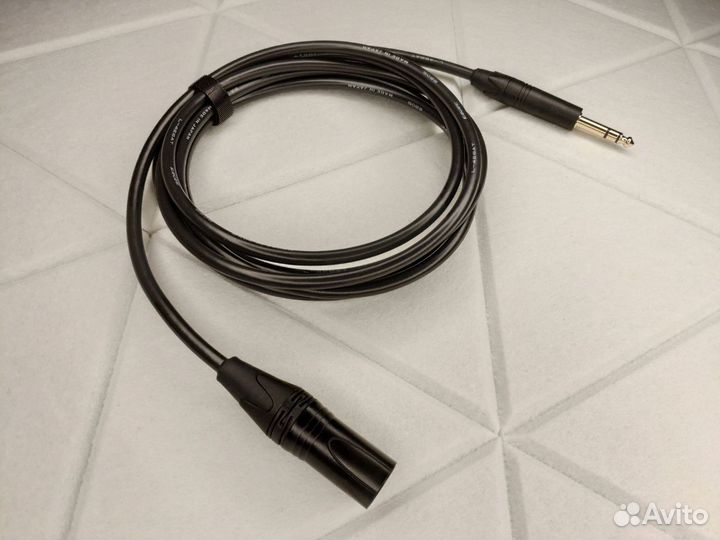 Jack 6,3 st на xlr штекер canare l-4e6at