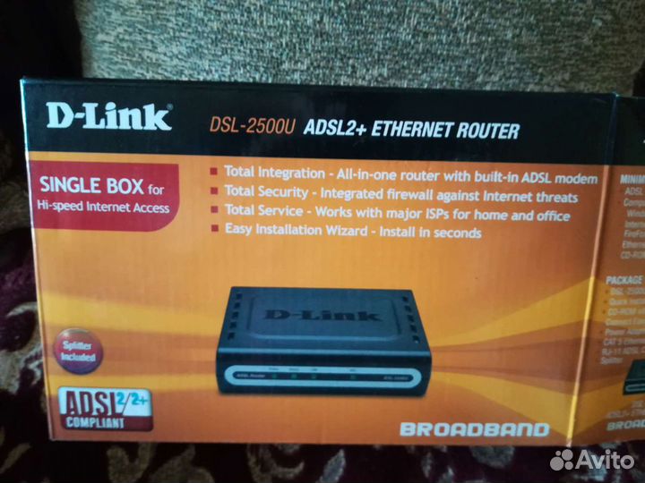 Модем D-link DSL 2500U