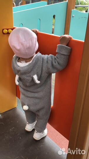 Вязанный комбинезон 74 для девочки