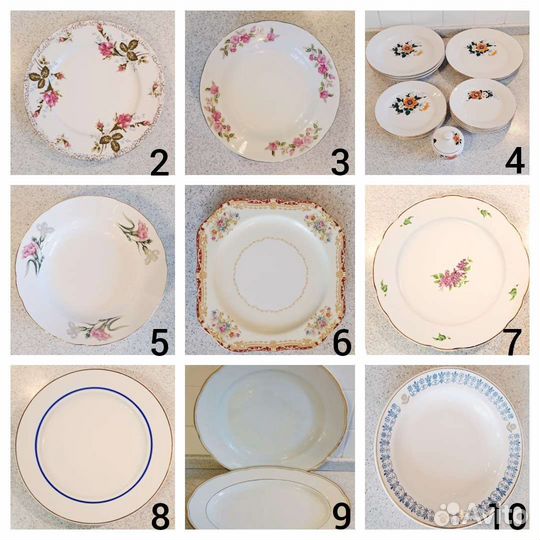 Тарелки времен СССР. гдр, Чехословакия, Япония