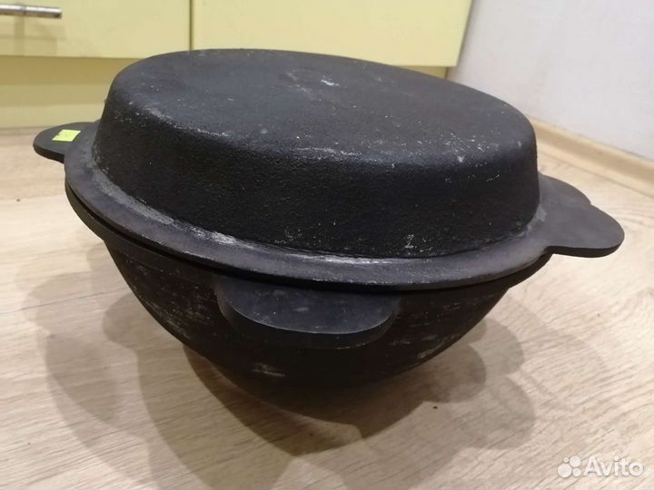 Казан чугунный 4л новый (оригинал)