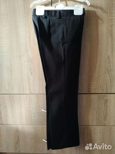 Рост 128 Белая рубашка, брюки и галстук