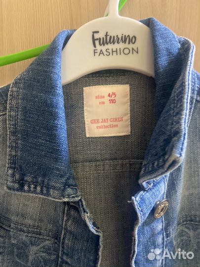 Джинсовая жилетка для девочки