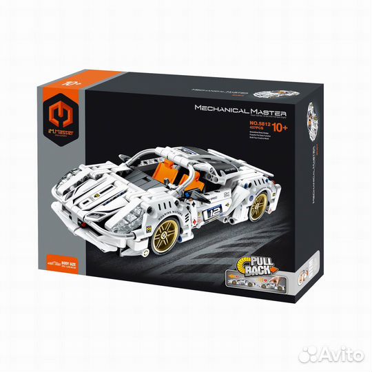 Конструктор 5812 Белый спорткар