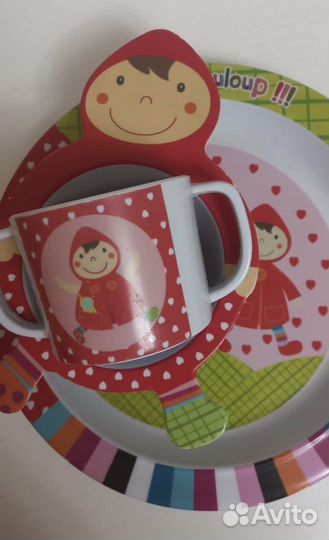 Набор детской посуды Ebulobo