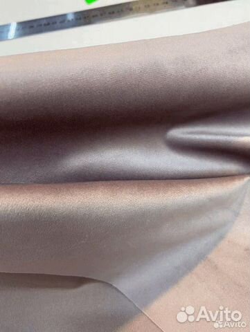 Велюровая ткань (2,4м * 0,4м) темно-розовая