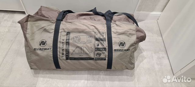 Палатка 4 местная nordway twin sky4