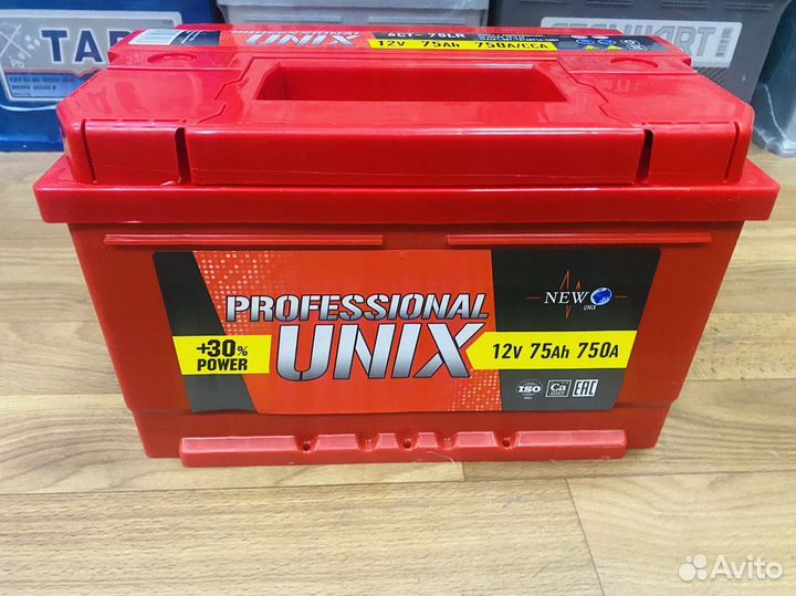 Аккумулятор Unix Pro 75 750А Оригинал