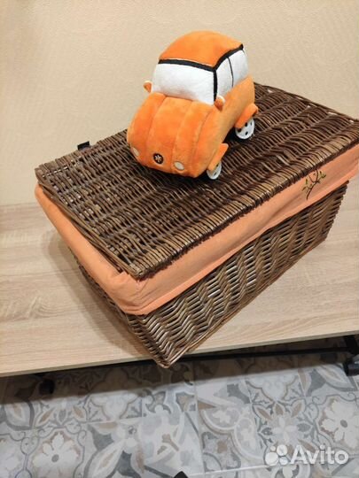 Ящик для хранения со съёмным чехлом и машинкой