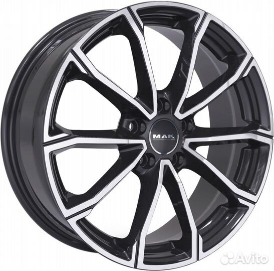 R16 5x112 6,5J ET46 D57,1 MAK DaVinci Black Mirror