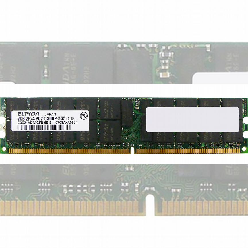 [EBE21AD4AGFB-6E] Оперативная Память Elpida -E 2gb Ebe21ad4agfb-6e