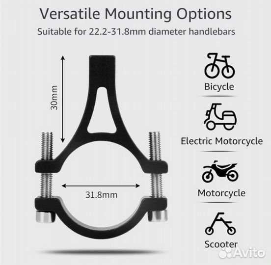 Держатель телефона на руль Z-72