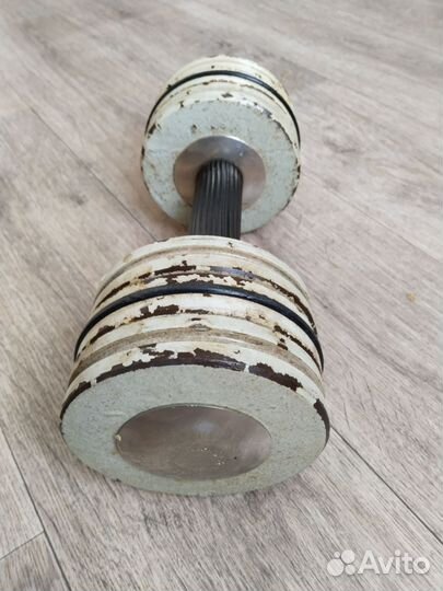 Гантель разборный бу 13 кг