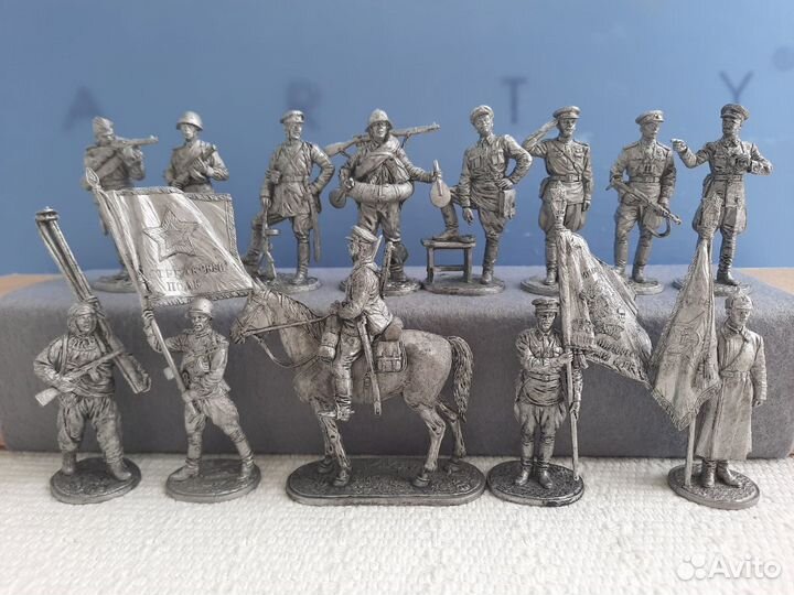 Воины СССР Россия вим олово 1/32 60 мм