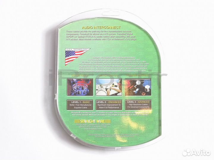 Straight Wire Chorus AG IC 2 м, USA (RCA кабель)