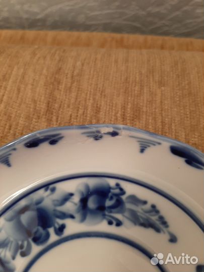 Чайная пара гжель авторская работа