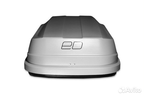 Бокс на крышу Евродеталь 420 серый карбон