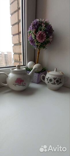 Посуда СССР дулево, хрусталь, цветное стекло