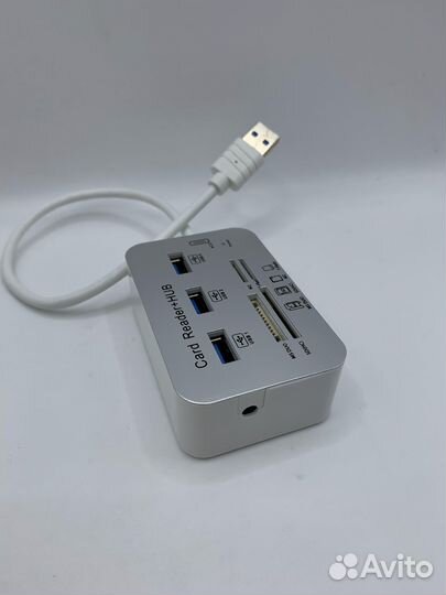 Хаб USB 3.0 + карт ридер