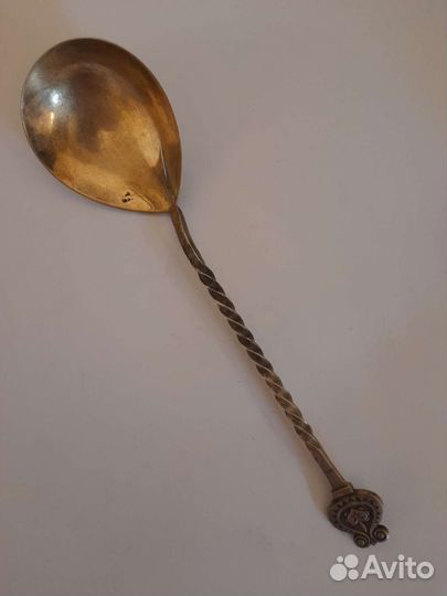 Ложка десертная серебро 916 проба