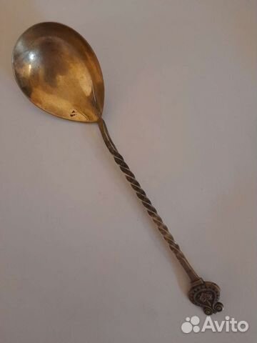 Ложка десертная серебро 916 проба