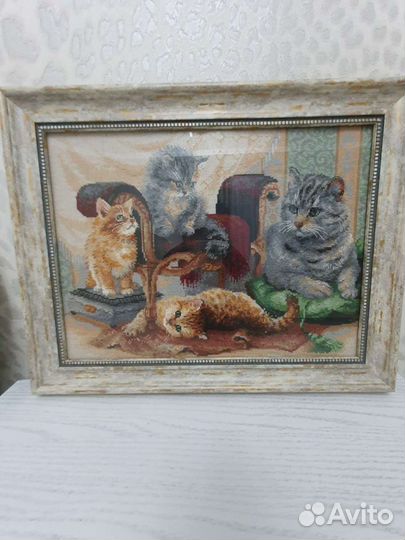 Картина вышитая крестом