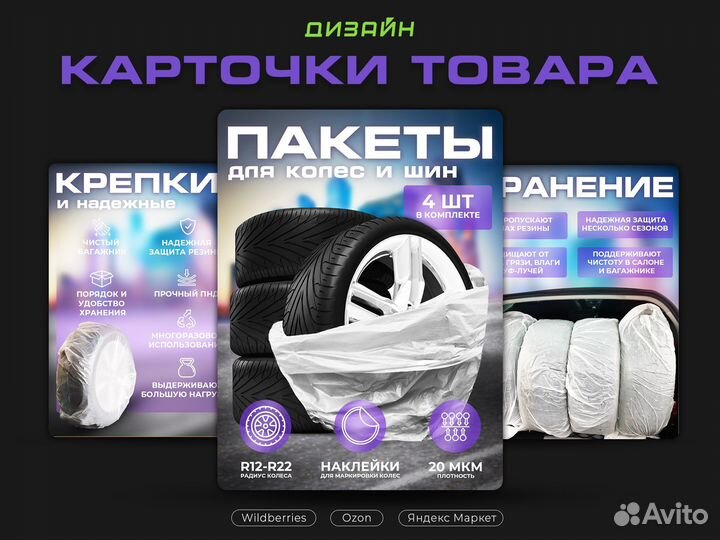 Инфографика для маркетплейс и дизайн