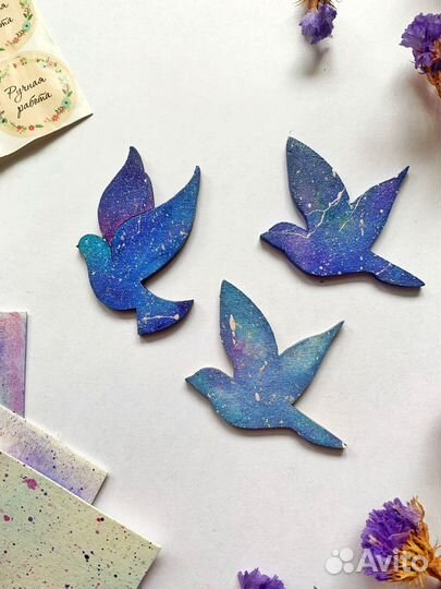 Брошь(значок) космос