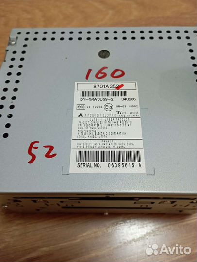 Магнитола mitsubishi asx