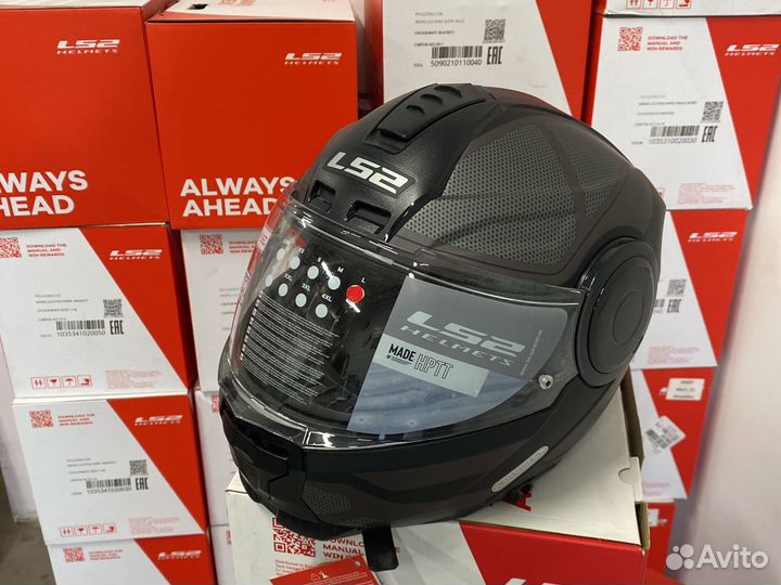 Мото шлем модуляр LS2 FF902 Scooe axis L