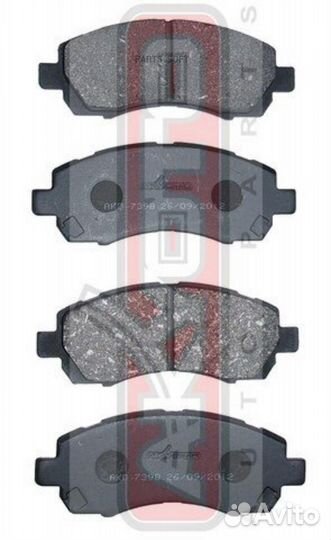 Akyoto AKD-7398 Колодки тормозные дисковые передни