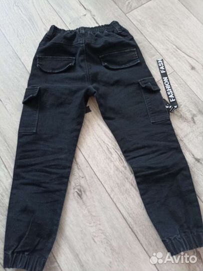 Джинсы джоггеры детские