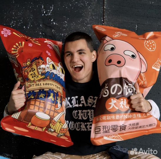 Огромные XL-пакеты азиатских сладостей (60+ штук)