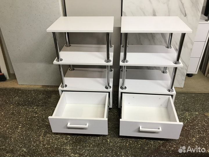 Тележка, тумба, этажерка с ящиком на колесиках