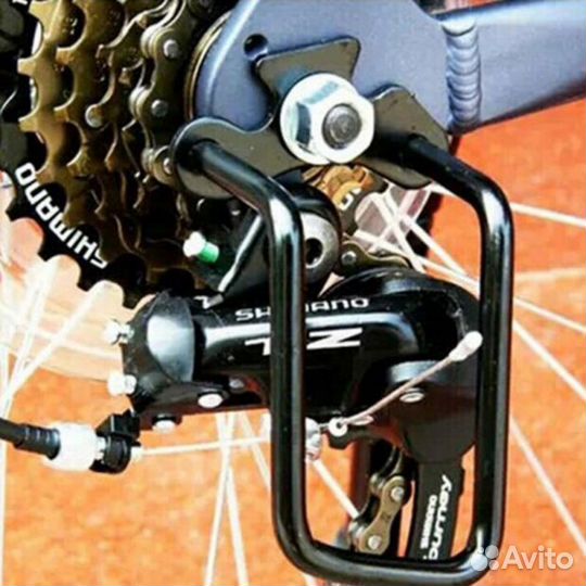 Защита заднего переключателя на велосипед. ремонт