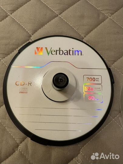 Диски для записи CD-R 52X 700MB 10 шт