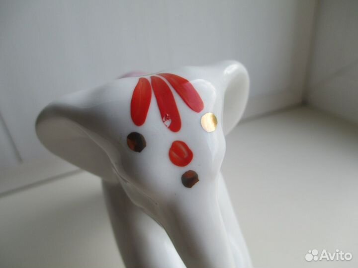 Фарфор СССР Цирковой Слон Дулево 1986 год