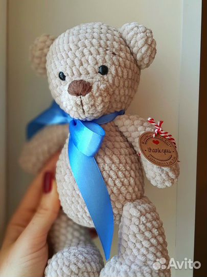 Вязаный Мишка ручная работа подарки