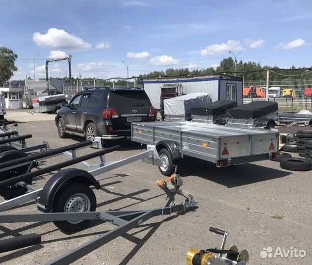 Прицеп бортовой 3,2х1,5 борт 0,4м (Ул)