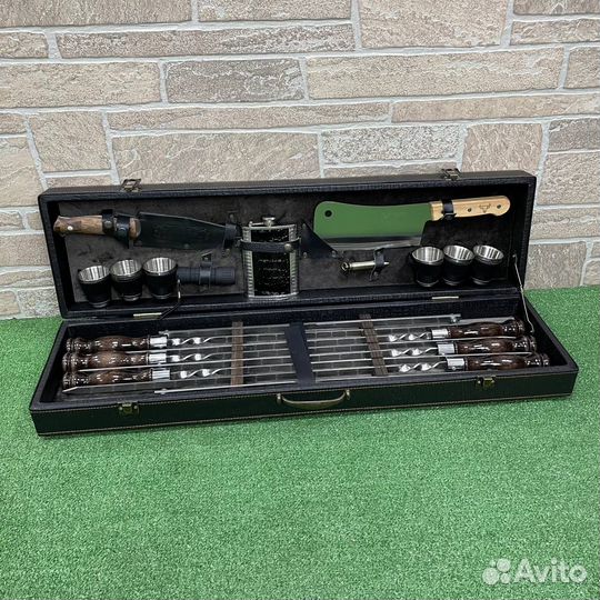 Набор шампуров подарочный Орел