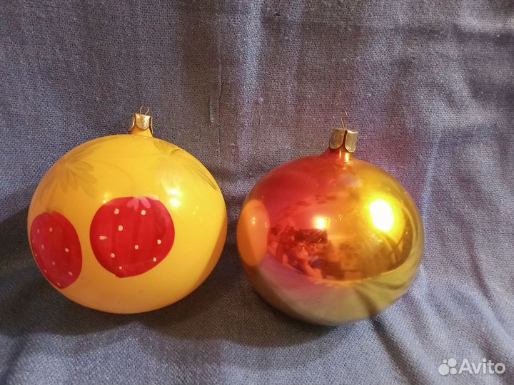 Старые елочные игрушки