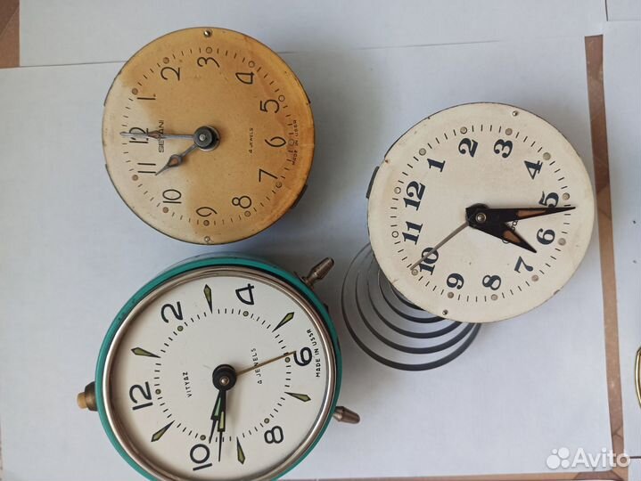 Будильник слава заря ракета витязь и запчасти