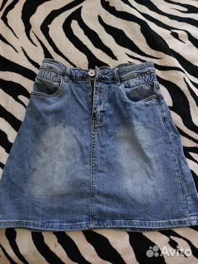 Юбка джинсовая