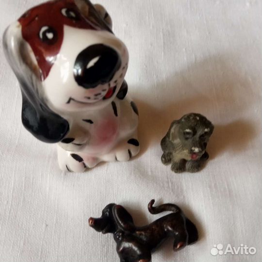 Фигурки собак декоративные пакетом