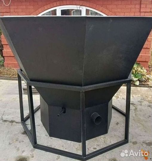 Уличная купель/Банный чан из лиственницы