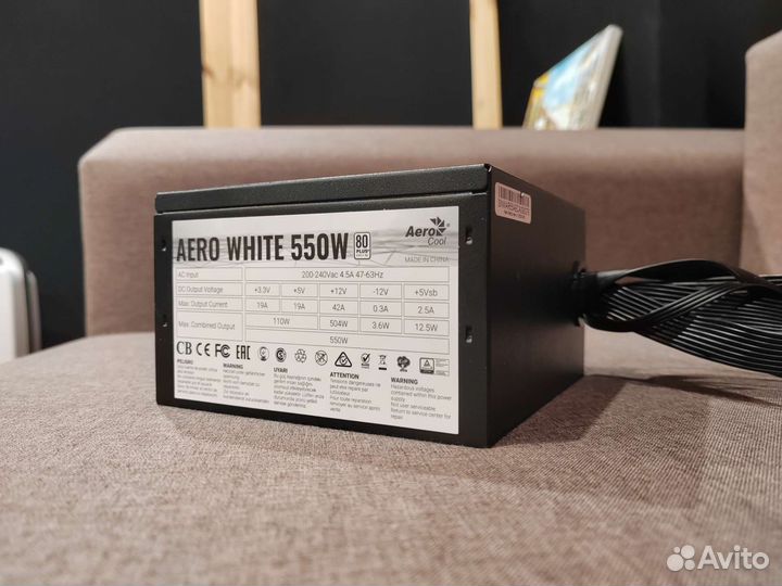 Блок питания для PC AeroCool AeroWhite 550W