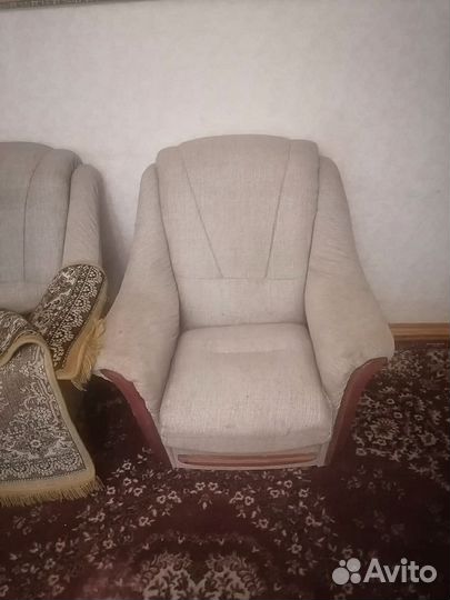 Диван и 2 кресла бу