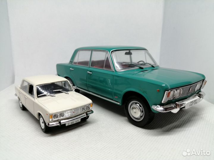 Модель fiat-125P в масштабе 1:24