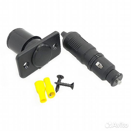 Прикуриватель с LED индикатором и розетка C3024LED